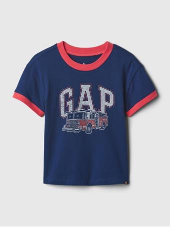 GAP - Logo Graphic T-shirt PANGEA BLUE