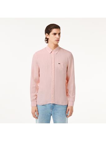 LACOSTE - Linen Shirt ROSE
