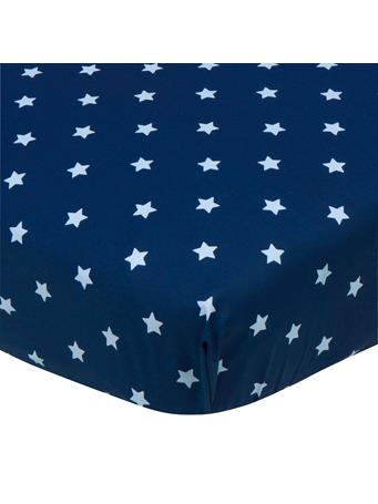 GERBER CHILDRENSWEAR - Boys Stars Fitted Crib Sheet NO COLOR