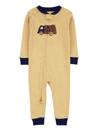 CARTER'S - Toddler 1-Piece Recycle 100% Snug Fit Cotton Footless Pajamas YELLOW