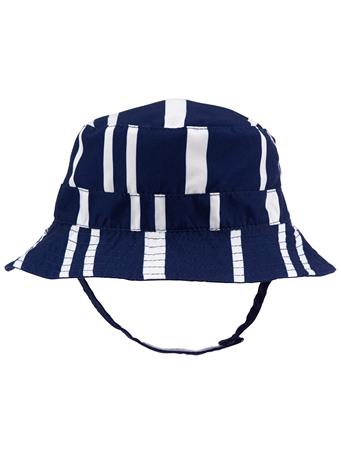 CARTER'S - Baby Striped Swim Bucket Hat NAVY