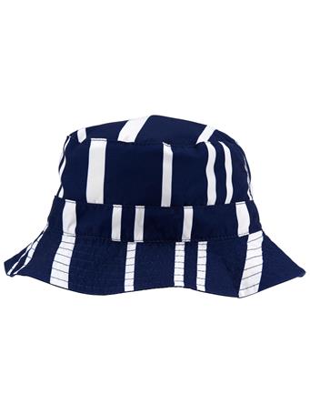 CARTER'S - Toddler Striped Reversible Swim Bucket Hat NAVY