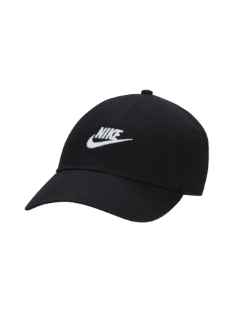 NIKE - Club Unstructured Futura Wash Cap BLACK