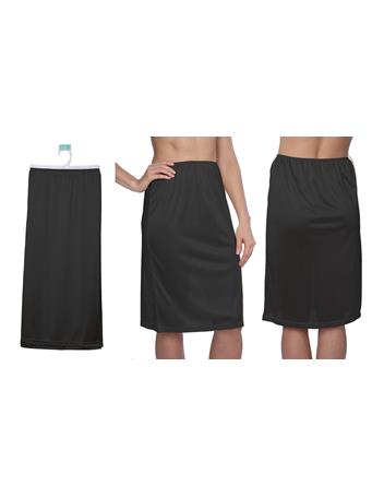 GOLDSTONE HOSIERY - Women's Skirt Slip Undergarment BLACK
