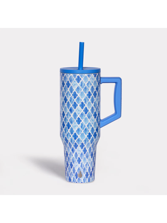 ELEMENTAL - Commuter 40oz Tumbler BLUE TILE