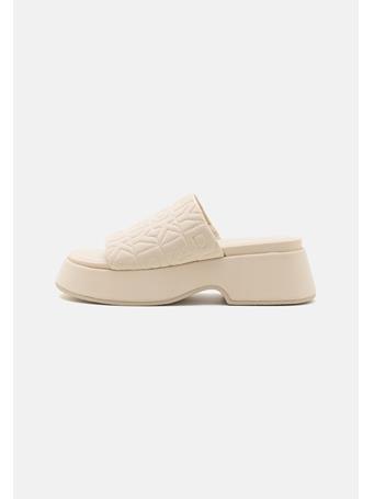 DKNY - Idris Peep Toe Platform Mule BONE