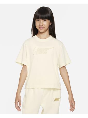 NIKE - Sportswear Older Kids' (Girls) Boxy T-Shirt COCONUT MILK