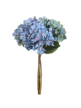 UMA - Real Touch Hydrangea Silk Flower BLUE