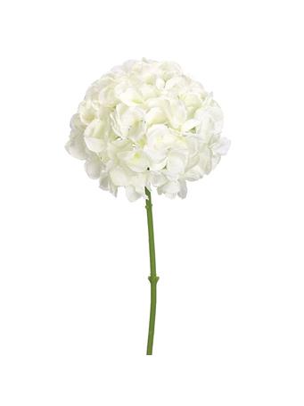 UMA - Hydrangea Silk Flower Stem WHITE