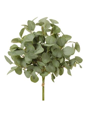 All State Floral - Eucalyptus Leaf Silk Stem Bundle GREEN