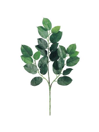 All State Floral - Silk Lemon Leaf Stem GREEN