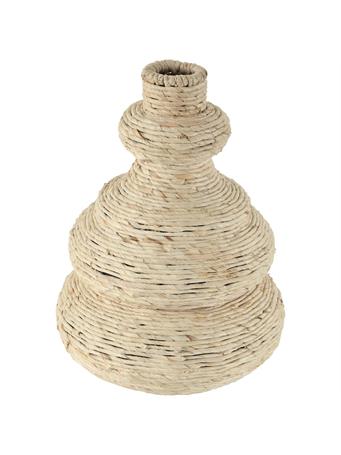 UMA - Seagrass Wrapped Vase BEIGE