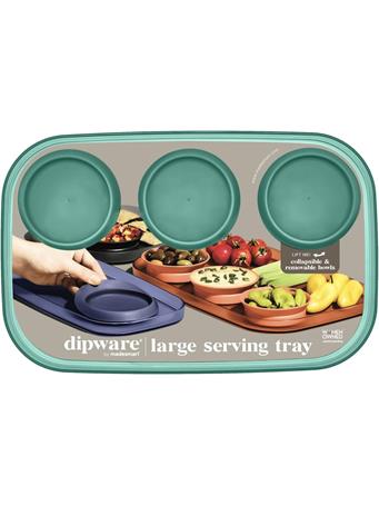 MADESMART - 3 Bowl Serving Tray TEAL