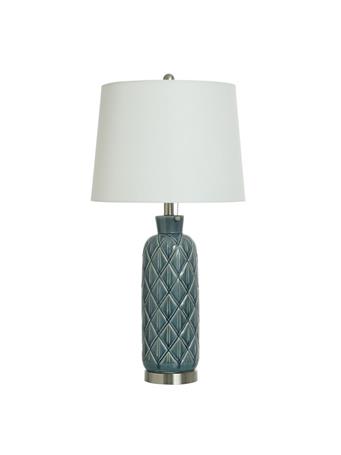 STYLECRAFT LAMPS INC - Blue Gray Ceramic Table Lamp BLUE