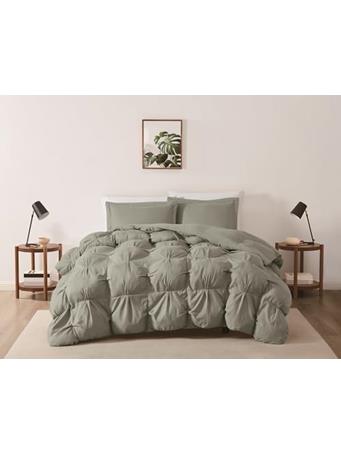 PEM America - Truly Soft Cloud Puffer Green Twin/Twin XL 2 Piece Comforter Set GREEN