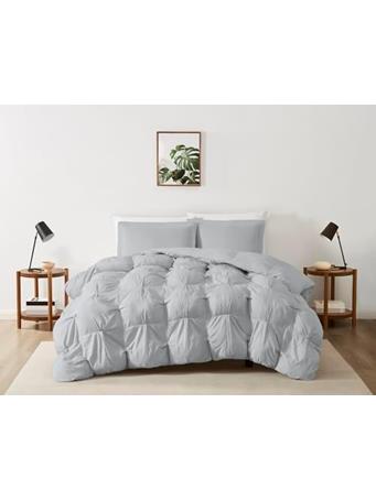 PEM America - Truly Soft Cloud Puffer Grey Twin/Twin XL 2 Piece Comforter Set GREY