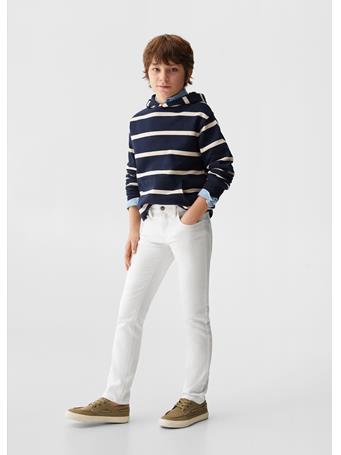 MANGO - Slim-fit jeans WHITE