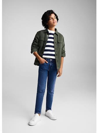 MANGO - Slim-fit Jeans DARK BLUE