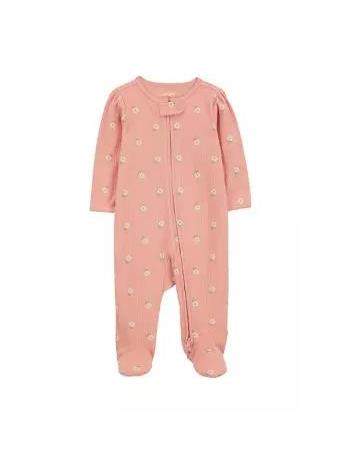 CARTER'S - Baby Girls One Piece Pajama PEACH