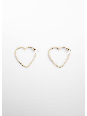 MANGO - Heart-shape Earrings GOLD