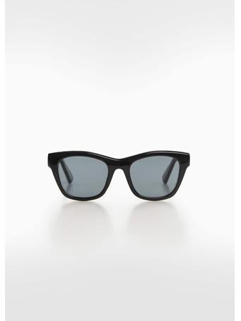 MANGO - Acetate Frame Sunglasses BLACK