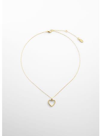 MANGO - Heart Pendant Necklace GOLD