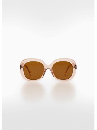 MANGO - Maxi-frame Sunglasses LT-PASTEL PINK