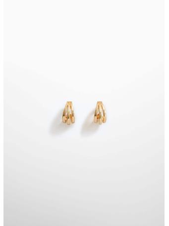 MANGO - Three Hoop Earrings GOLD