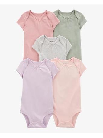 CARTER'S - Baby 5-Pack Short-Sleeve Bodysuits MULTI