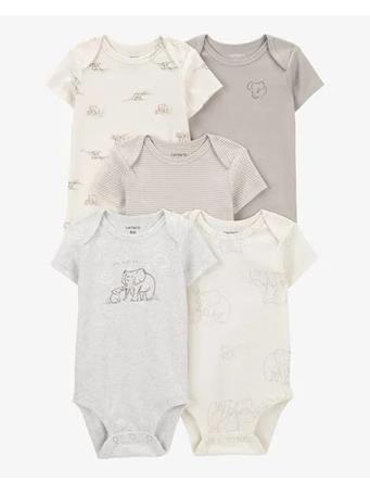 CARTER'S - Baby 5-Pack Short-Sleeve Bodysuits MULTI