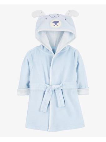 CARTER'S - Baby Bear Hooded Terry Robe BLUE