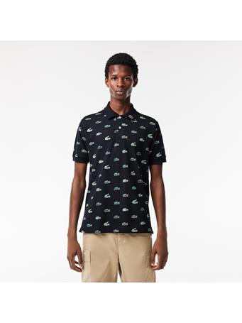 LACOSTE - Classic Fit Multi Croc Polo HDE ABYSM NAVY