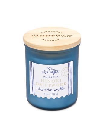 PADDYWAX - Coastal 7oz Candle - Hinoki Driftwood NAVY