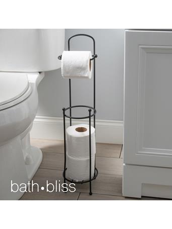 BATH BLISS - Toilet Paper Holder BLACK