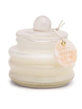 PADDYWAX - Cotton & Teak Candle IVORY