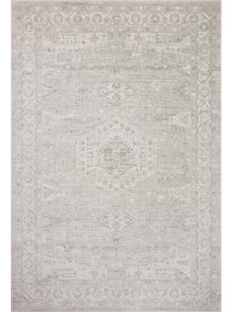 LOLOI RUGS - Loloi II Odette Silver / Ivory 4'-0" x 6'-0" Accent Rug SILVER / IVORY