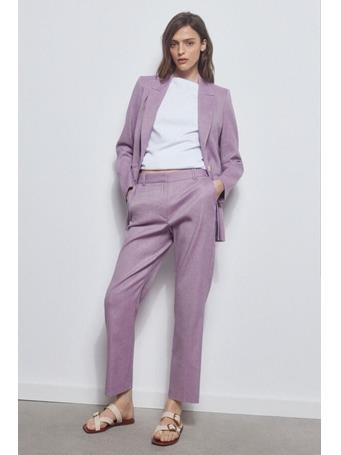 PEDRO DEL HIERRO - Washed-Effect Fabric Suit Pants PURPLE/LILAC