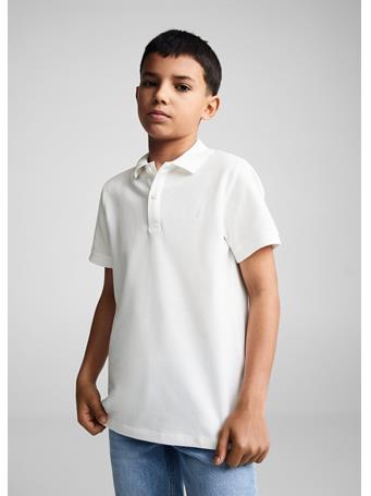 MANGO - Cotton Polo Shirt WHITE