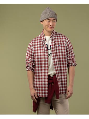 SCOTTA - Wales Burgundy Shirt RED