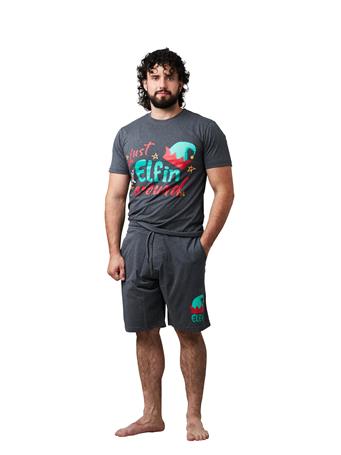 BOTTOMS OUT - Just Elfin Around MEDIUM HTR GREY