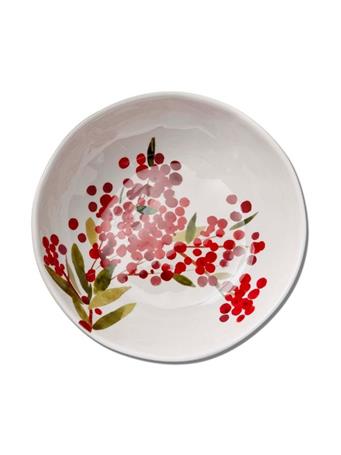 TAG - Sprig Serving Bowl WHITE/RED