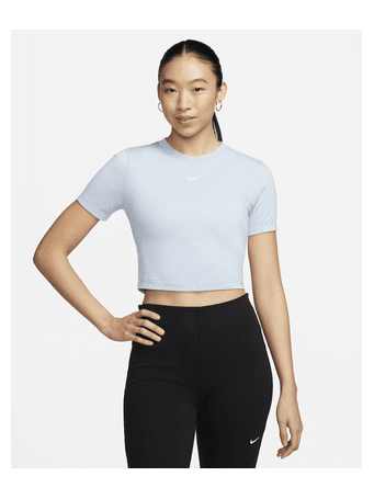 NIKE - Sportswear Essential Women's Slim Cropped T-Shirt LT ARMORY BLUE