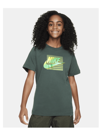 NIKE - Sportswear Big Kids' T-Shirt MED GREEN