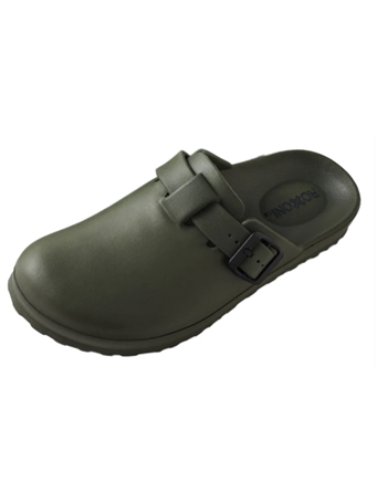 ROXONI - Women's Clogs with Adjustable Buckle GREEN
