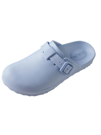 ROXANI - Women's Clogs with Adjustable Buckle LT BLUE