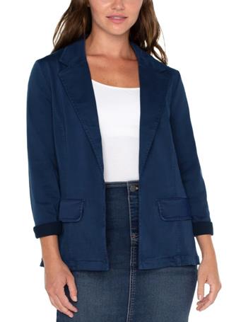 LIVERPOOL - Fitted Blazer INDIGO DUSK