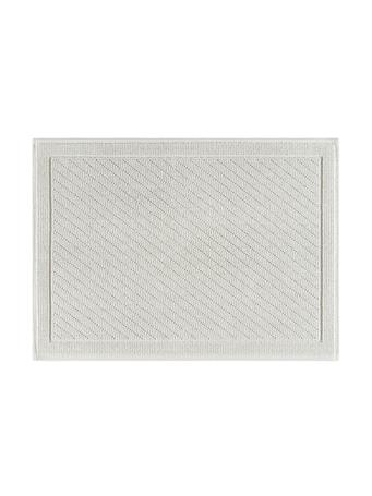 HOST AND HOME - Cotton Bath Rug 17" x 24" LIGHT GREY