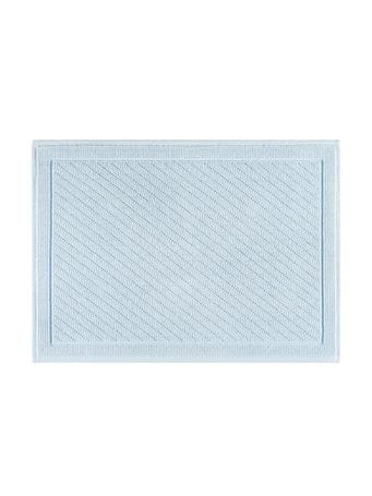 HOST AND HOME - Cotton Bath Rug 17" x 24" LIGHT BLUE