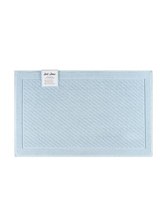 HOST AND HOME - Cotton Bath Rug 20" x 32" LIGHT BLUE