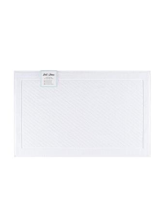 HOST AND HOME - Cotton Bath Rug 20" x 32" WHITE